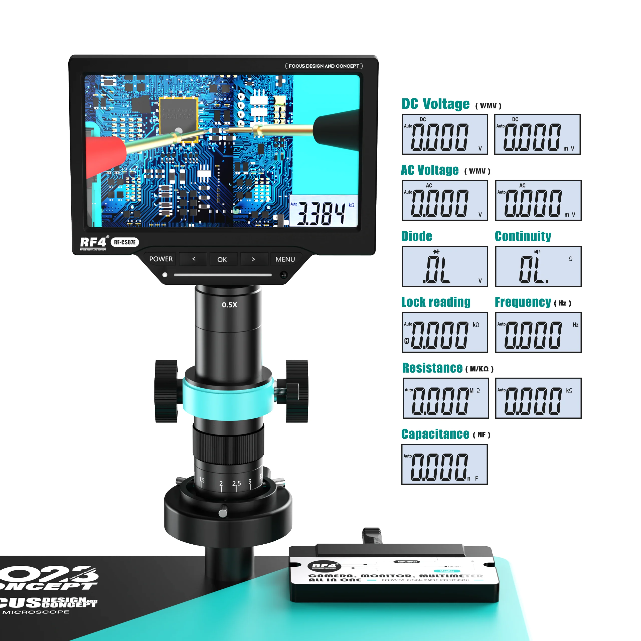 1080P 4K HDMI USB Industrial D - огляд і ціна Simul-Focal Industrial Microscope 4K Hdmi