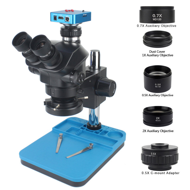 1080P 48MP 2K 4K HDMI USB VGA  - огляд і ціна Simul-Focal Industrial Microscope 4K Hdmi