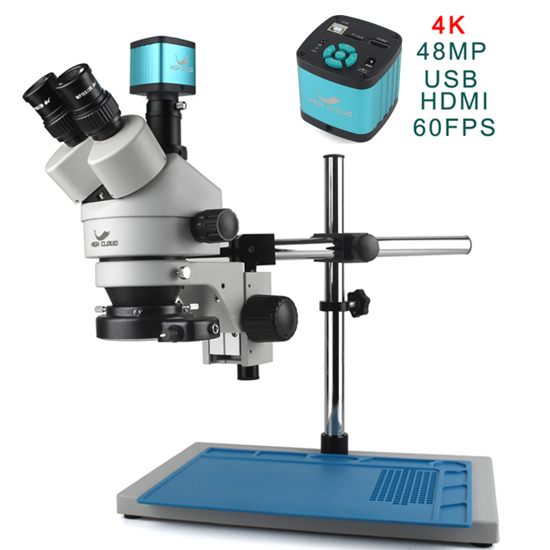 4K 48MP HDMI Camera Set 3.5X 9 - огляд і ціна Simul-Focal Industrial Microscope 4K Hdmi