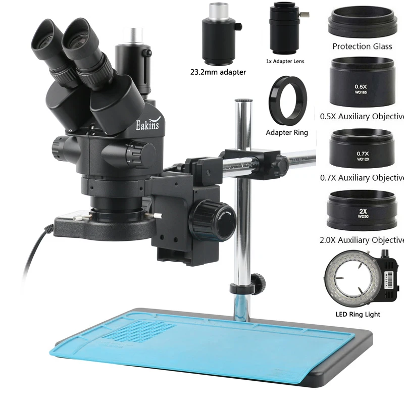 3.5X 7X 45X 90X Industrial Lab - огляд і ціна Trinocular Stereo Microscope 7X-45X