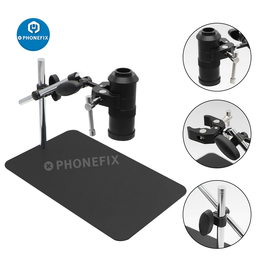 Universal Double Boom Stereo Z - огляд і ціна Articulating Arm Boom Stand Microscope