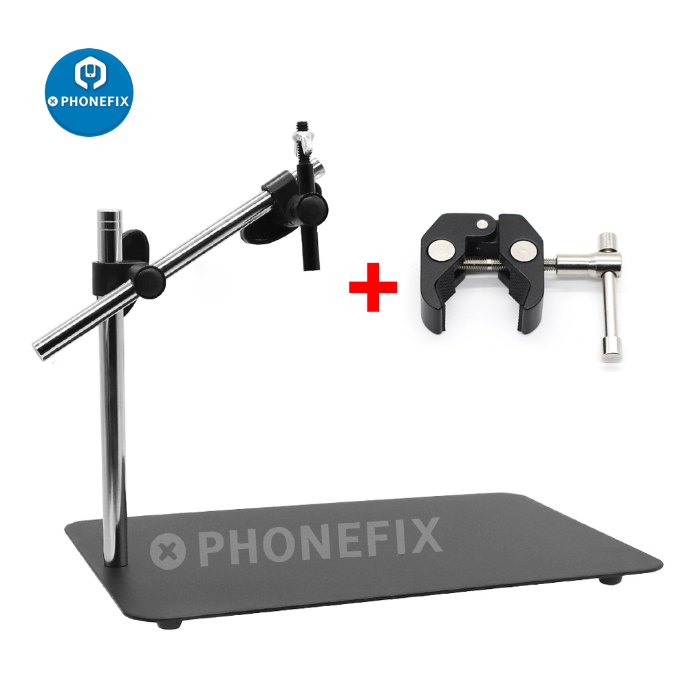 Universal Double Boom Stereo Z - огляд і ціна Articulating Arm Boom Stand Microscope