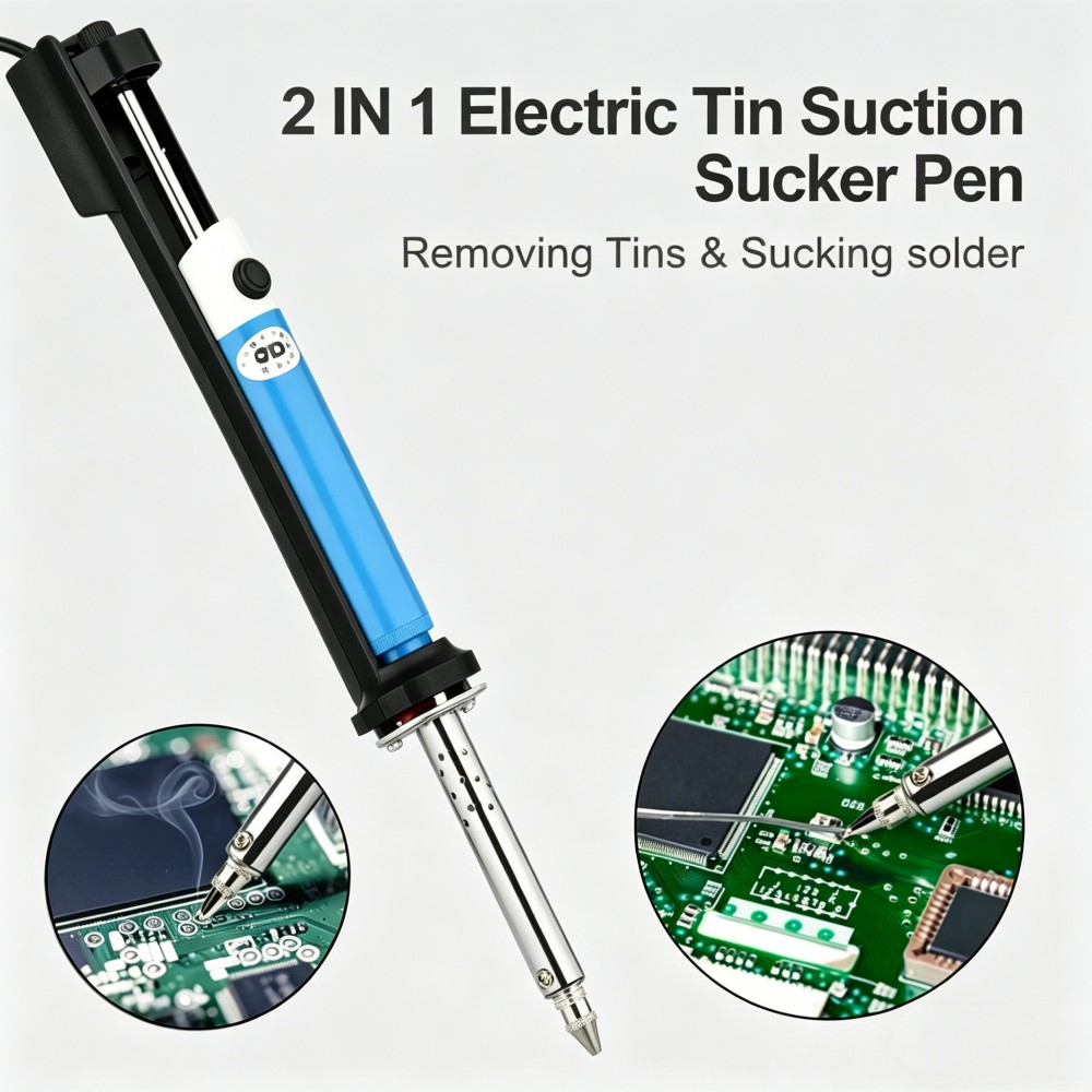 AC 220V Soldering Iron Electri - огляд і ціна Desoldering Pump Electric Vacuum Station