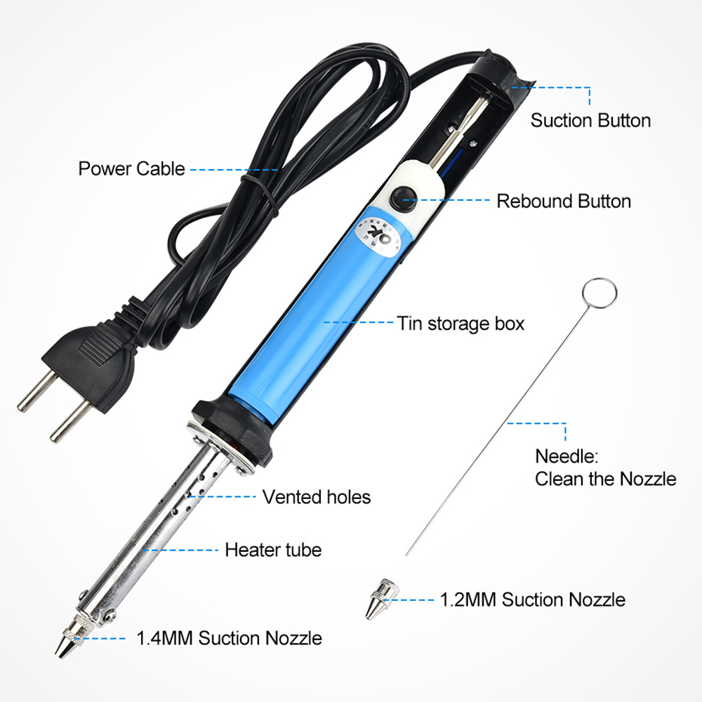 AC 110V/220V Electric Tin Suct - огляд і ціна Desoldering Pump Electric Vacuum Station