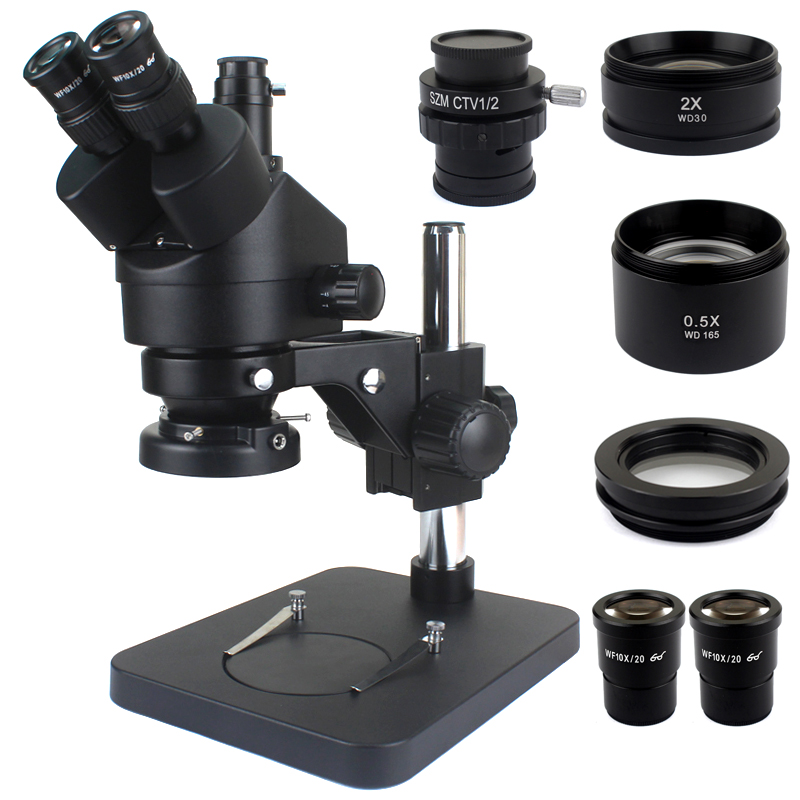 Phone PCB Soldering Repair Lab - огляд і ціна Trinocular Stereo Microscope 7X-45X