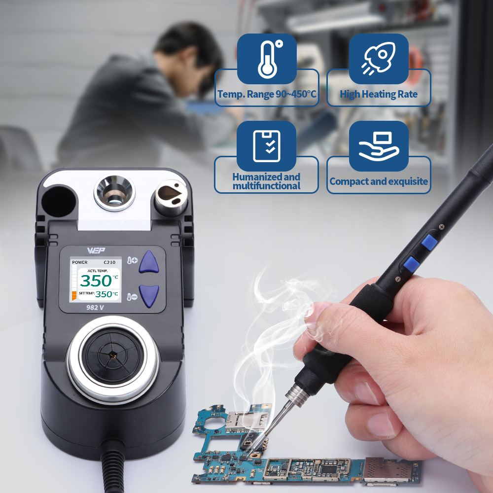 WEP Precision Soldering Iron K - огляд і ціна C210 Precision Soldering Station