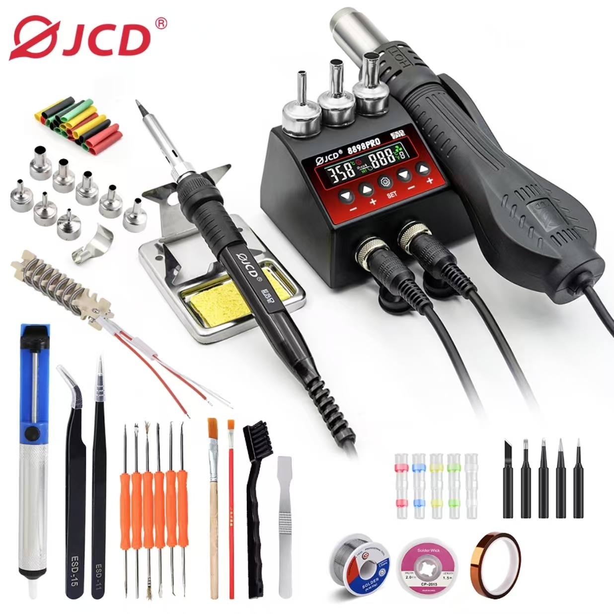 750W SMD Rework Soldering Stat - огляд і ціна 2 In 1 Soldering Rework Station 750W