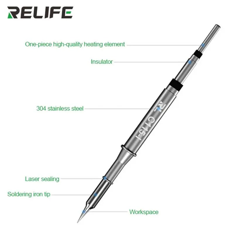 RELIFE C115-K/I/IS Nano-level  - огляд і ціна C115 Nano Soldering Iron Station