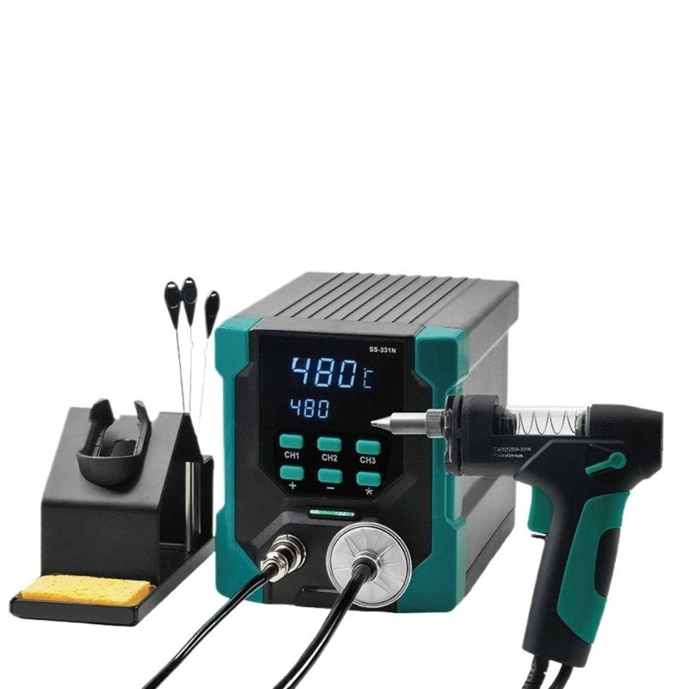 220V SS-331 LCD Electric Desol - огляд і ціна Desoldering Pump Electric Vacuum Station