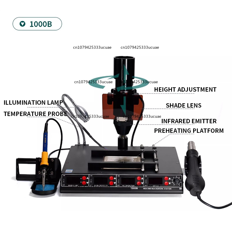 1000B/1000A Infrared Multifunc - огляд і ціна Infrared Bga Rework Station
