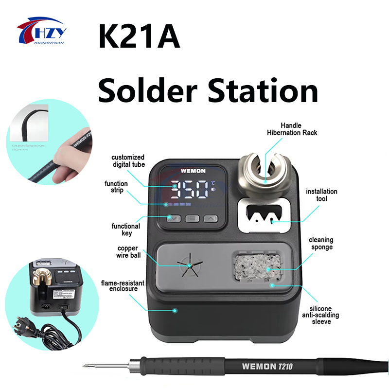 WEMON K21A T210 Soldering Stat - огляд і ціна C210 Precision Soldering Station