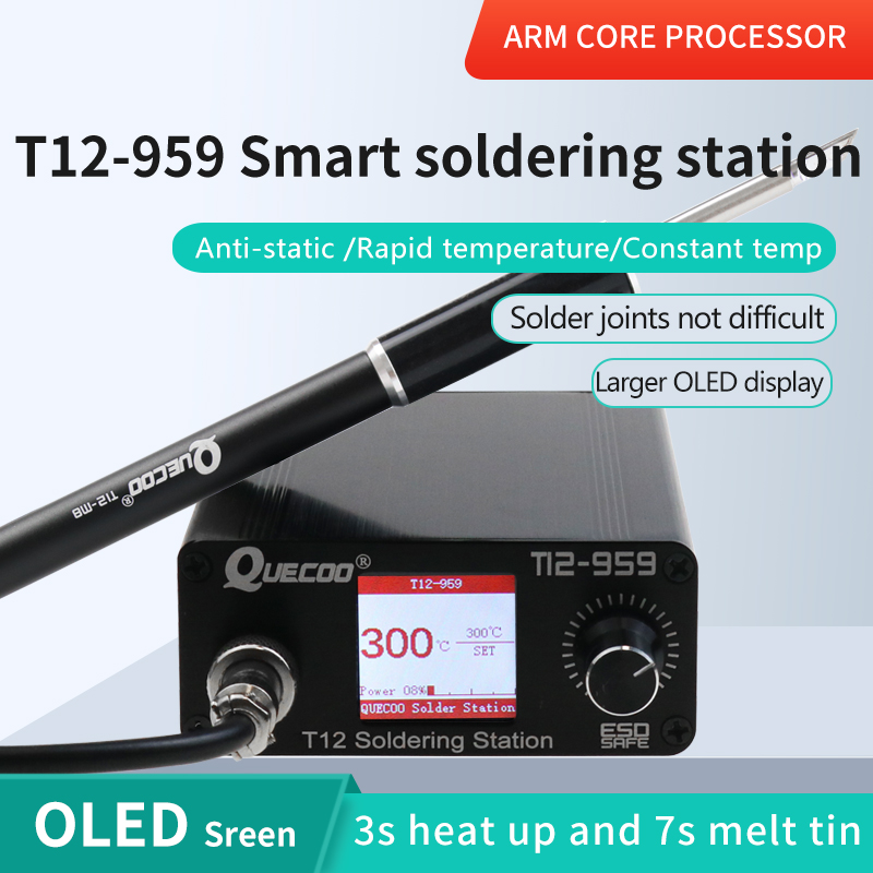 T12-959 V5.1 Soldering Station - огляд і ціна T12 Soldering Station Oled