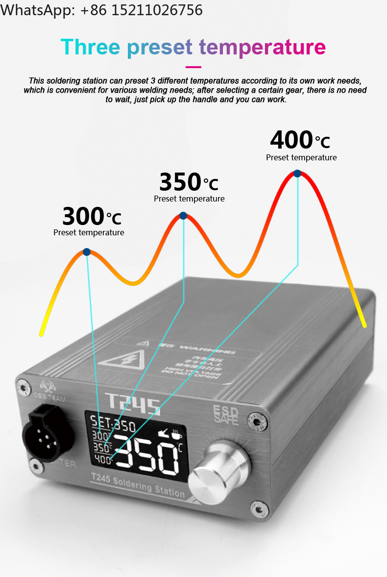 OSS T245 Soldering Station 130 - огляд і ціна C245 Soldering Station 130W