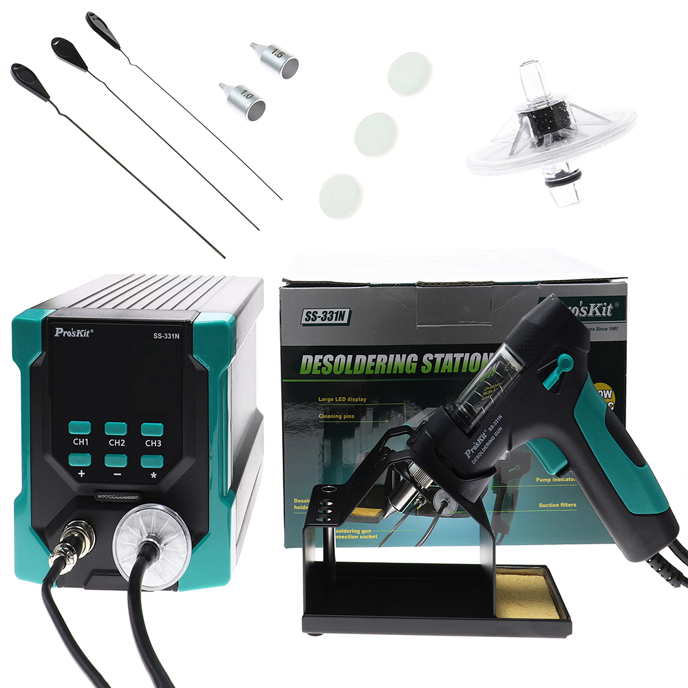 SS-331N Digital Electric Desol - огляд і ціна Desoldering Pump Electric Vacuum Station
