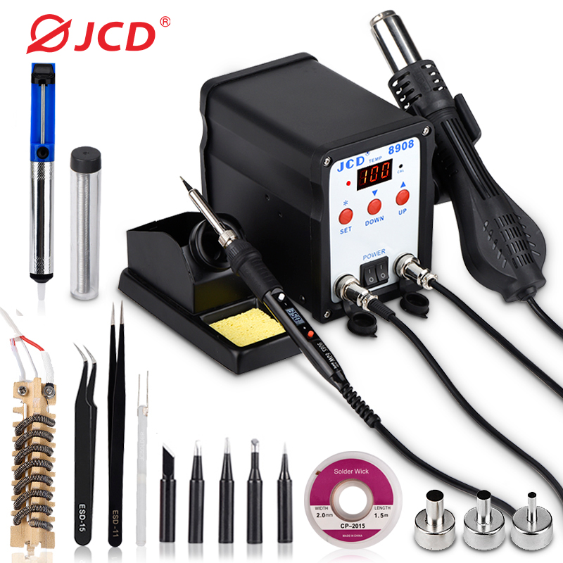 JCD Soldering Station 2 IN 1 W - огляд і ціна 2 In 1 Soldering Rework Station 750W