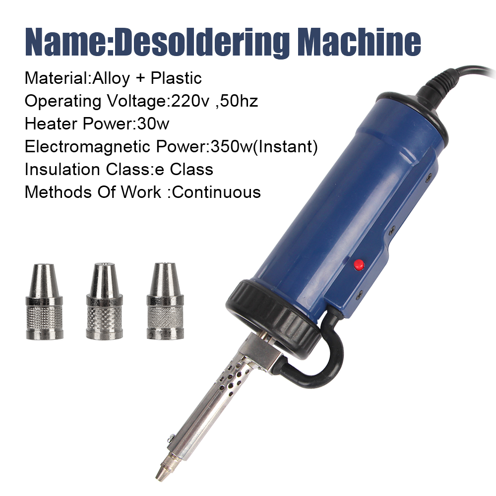 Tin Sucker Vacuum with 3 Sucti - огляд і ціна Desoldering Pump Electric Vacuum Station
