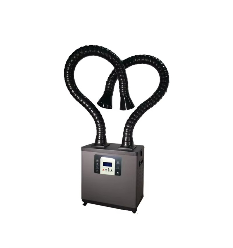 C200Y Portable High Power Dual - огляд і ціна Fume Extractor Soldering Dual Arm