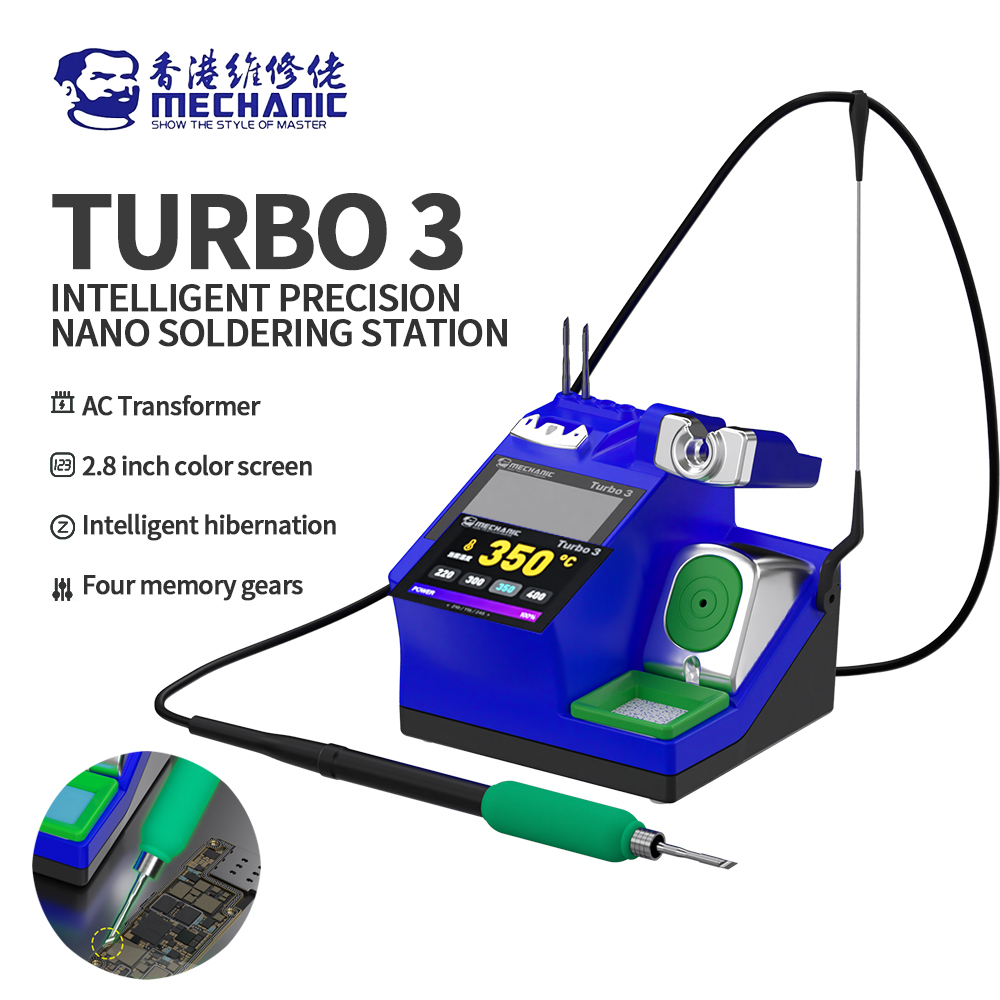 MECHANIC Turbo 3 150W Intellig - огляд і ціна C210 Precision Soldering Station