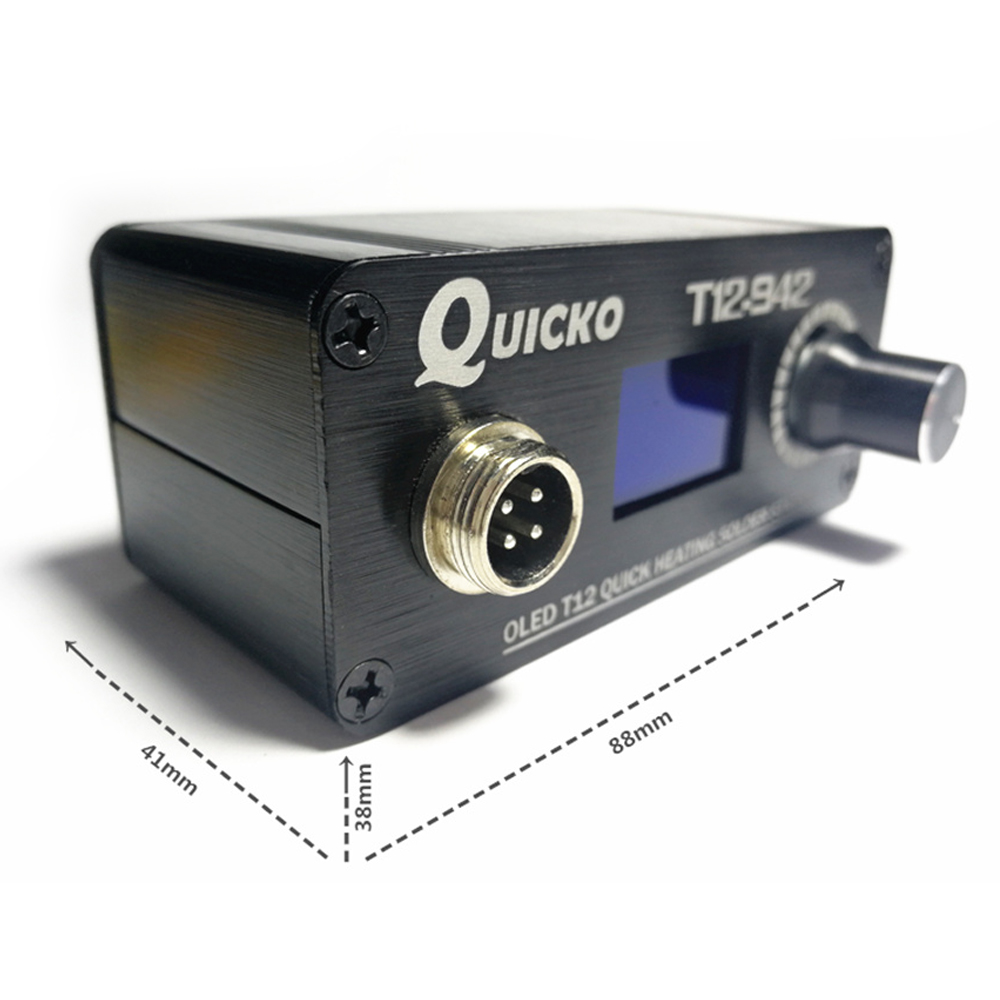 QUICKO MINI T12 STC OLED Digit - огляд і ціна T12 Soldering Station Oled