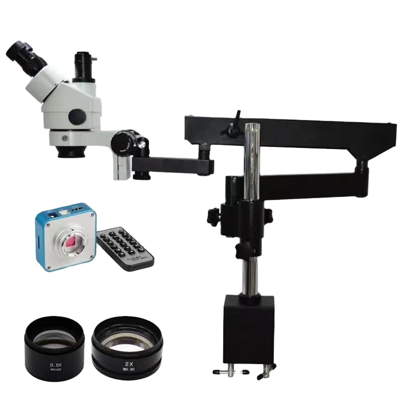 48MP 3.5X-90X Flexible Moving  - огляд і ціна Articulating Arm Boom Stand Microscope