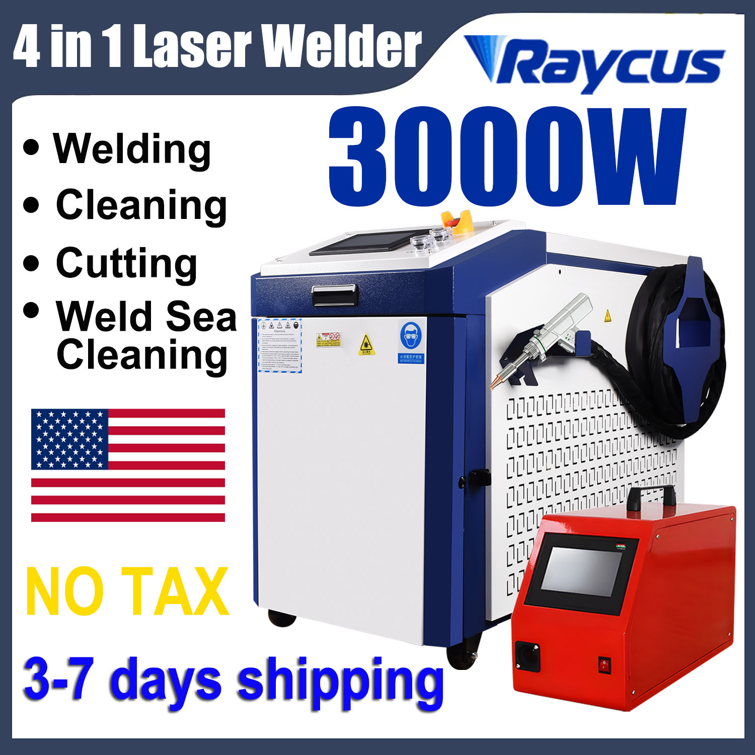 Raycus 3000W Handheld 4-in-1 F - огляд і ціна Laser Soldering Machine Handheld