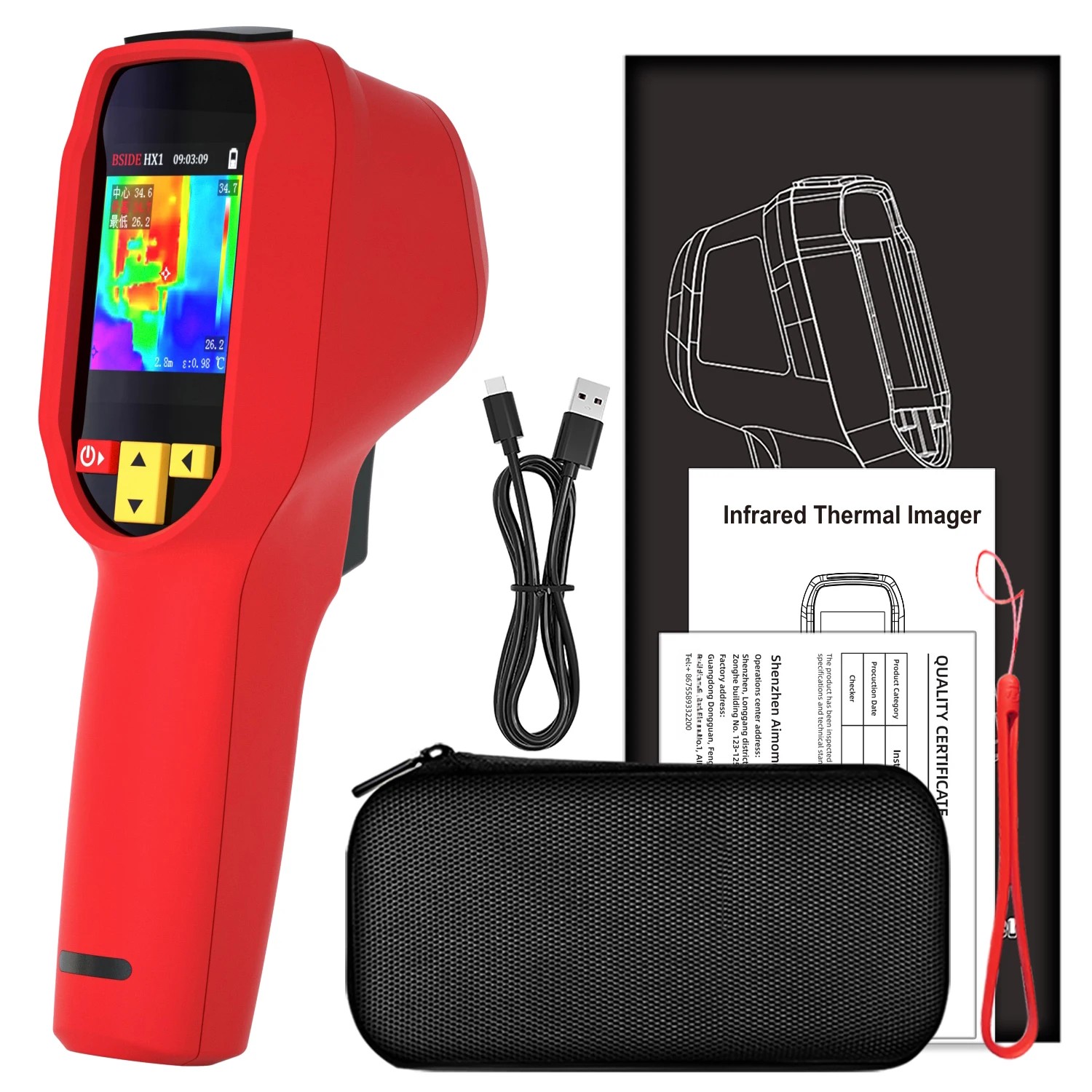 BSIDE HX1 240X240 Thermal Imag - огляд і ціна Thermal Imaging Camera Pcb Repair