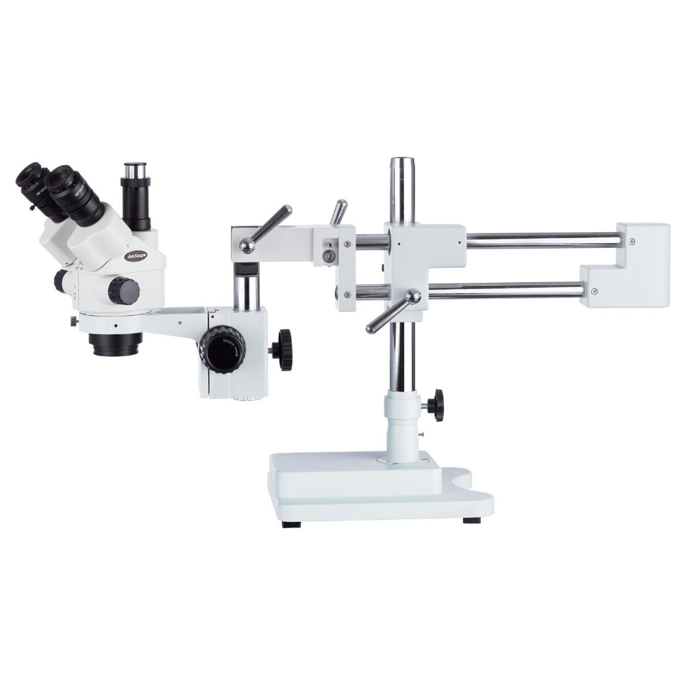 AmScope SM-4 Series Simul-Foca - огляд і ціна Trinocular Stereo Microscope 7X-45X