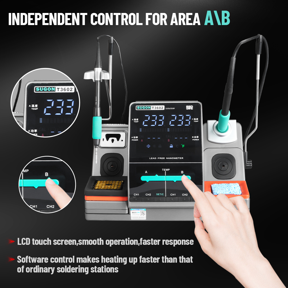 2 in 1 Soldering Station LCD D - огляд і ціна Infrared Bga Rework Station