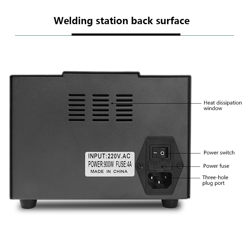 1000W220/110V 861DW HeatGun Le - огляд і ціна Hot Air Rework Station 861Dw
