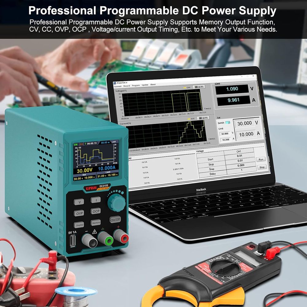 DC Power Supply, 0-30V 0-10A A - огляд і ціна High Precision Dc Power Supply 30V 10A