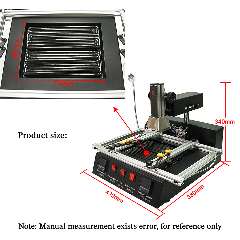 LY M770R BGA Rework Station 22 - огляд і ціна Infrared Bga Rework Station