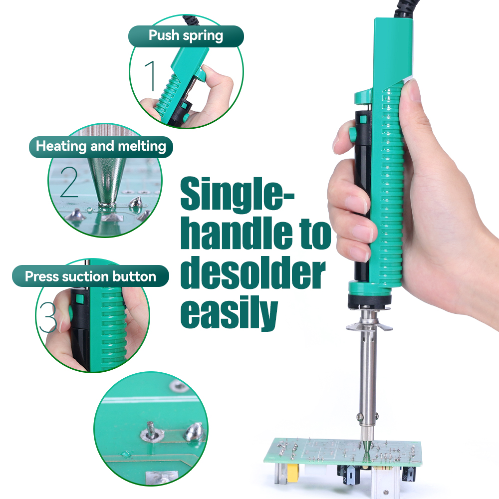 YIHUA 929D-V Tin Sucker Electr - огляд і ціна Desoldering Pump Electric Vacuum Station