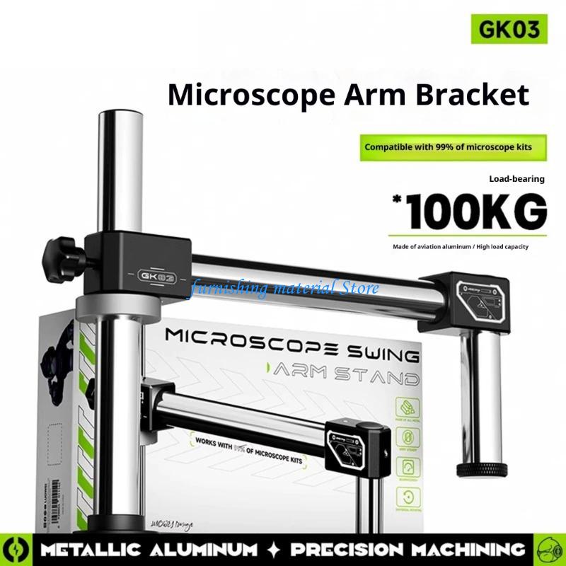 Y5GD Stereo Microscope Double  - огляд і ціна Articulating Arm Boom Stand Microscope
