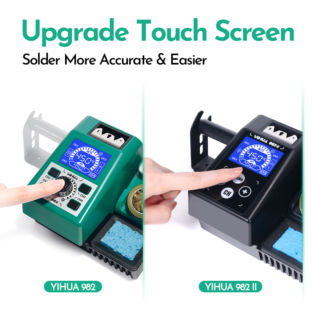 YIHUA 982-II Touch Screen C245 - огляд і ціна C210 Precision Soldering Station