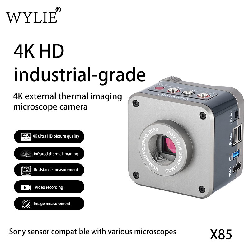 WYLIE X85 4K Industrial Micros - огляд і ціна 4K Microscope Camera Sony Sensor