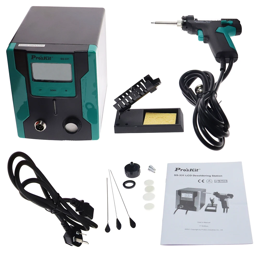SS-331 LCD Digital Electric De - огляд і ціна Desoldering Pump Electric Vacuum Station