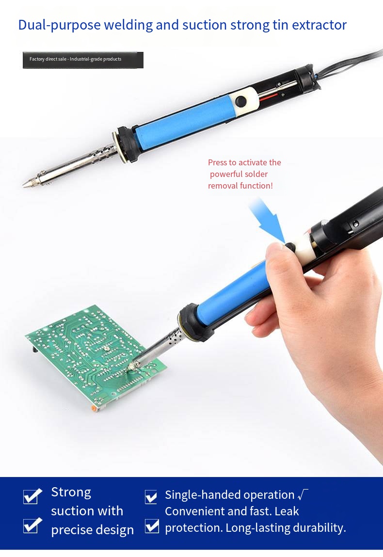 AC 110V/220V Electric Tin Suct - огляд і ціна Desoldering Pump Electric Vacuum Station