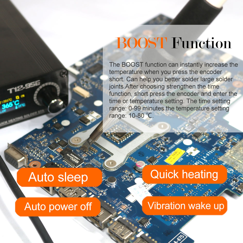 QUECOO T12-956 Soldering Digit - огляд і ціна T12 Soldering Station Oled