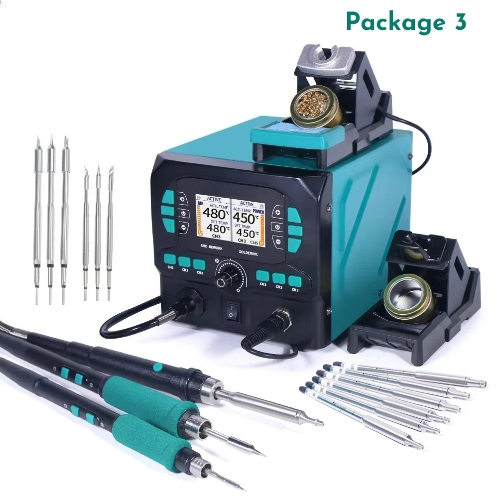 992D-II 2 In1 Tool Nano Hot Ai - огляд і ціна C210 Precision Soldering Station