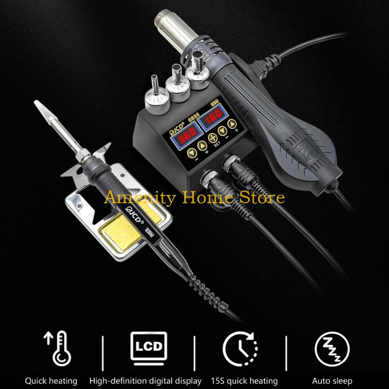 F26C 750W Rework Soldering Sta - огляд і ціна 2 In 1 Soldering Rework Station 750W