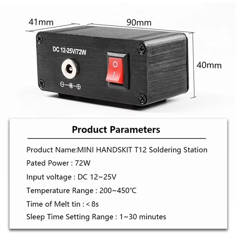 B03C-T12 Digital Soldering Sta - огляд і ціна T12 Soldering Station Oled