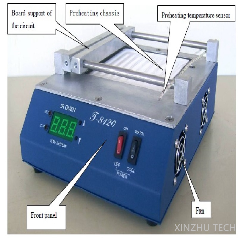 PUHUI T-8120 Preheater IR Preh - огляд і ціна Infrared Bga Rework Station