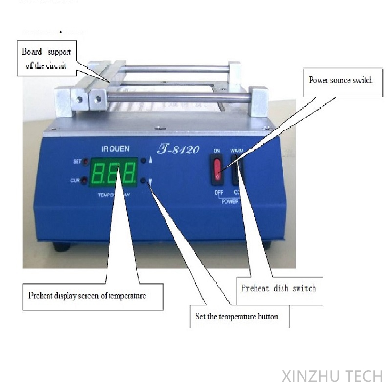 PUHUI T-8120 Preheater IR Preh - огляд і ціна Infrared Bga Rework Station